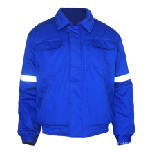 En11612  Wholesale Supplier Industrial Safety Blue Fire Retardant Jacket With High Quality